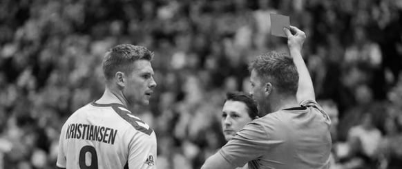 Krangle med håndballdommer